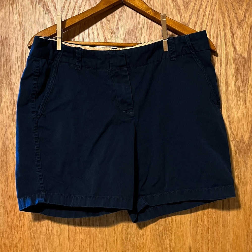 J. Crew Dark Blue Women's Bermudas